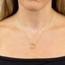 Load image into Gallery viewer, 9ct Gold Open Abstract Circle Necklet
