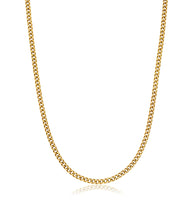 Load image into Gallery viewer, 9ct Yellow Gold Filed Curb Neck Chain - 18&quot;
