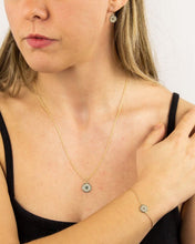 Load image into Gallery viewer, 9ct Gold &#39;Evil-eye&#39; Pendant
