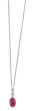 Load image into Gallery viewer, 9ct White Gold Ruby &amp; Diamond Pendant
