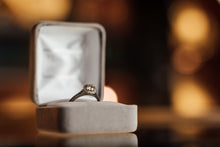 Load image into Gallery viewer, Platinum Diamond Halo Ring with Diamond Set Shoulders 0.80ct
