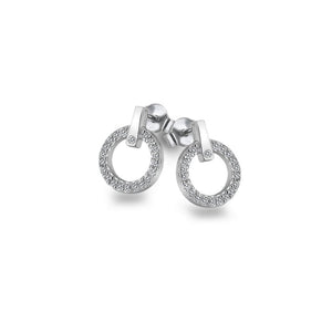 Hot Diamonds Constant Circle Earrings