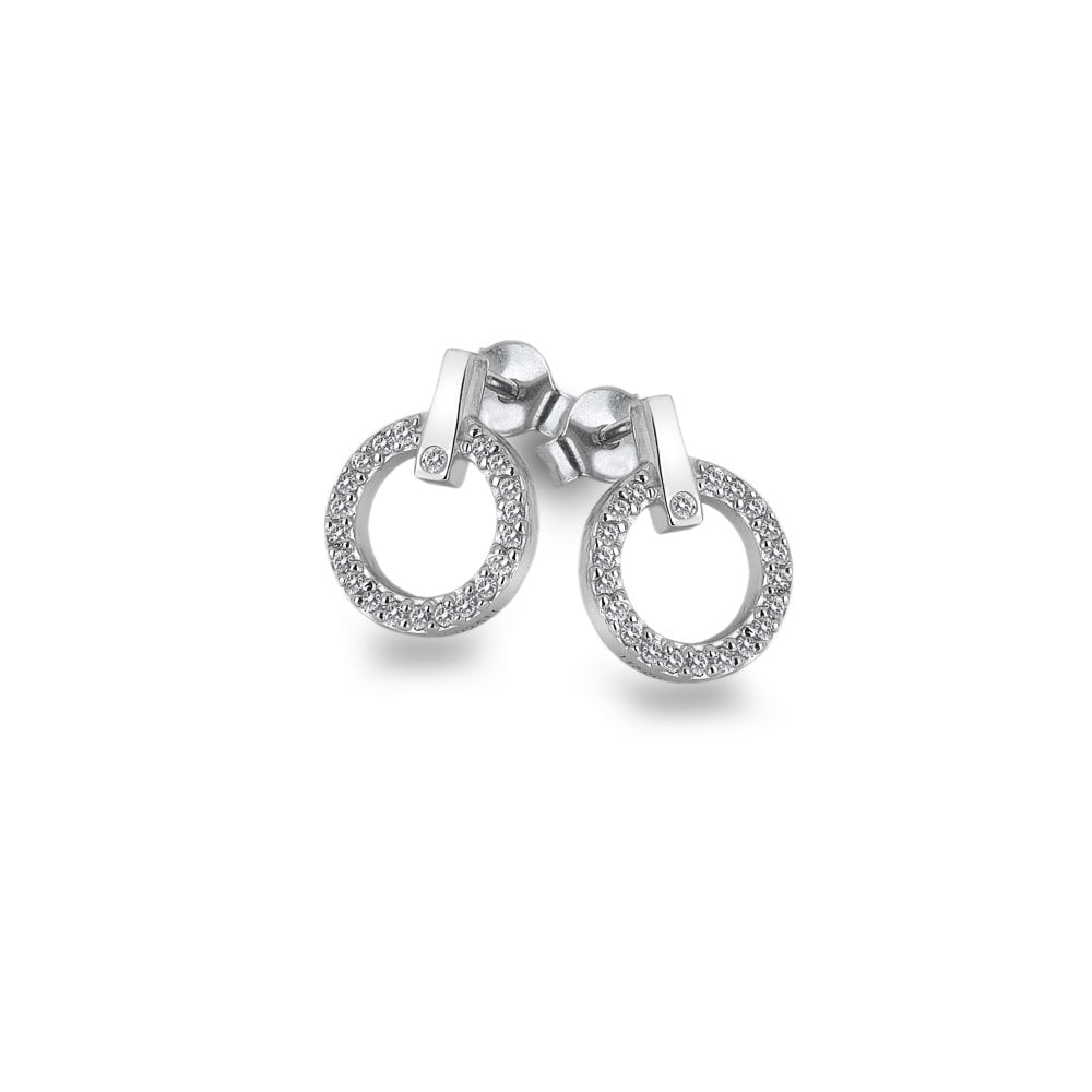 Hot Diamonds Constant Circle Earrings