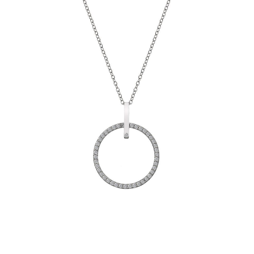 Hot Diamonds Constant Circle Necklace