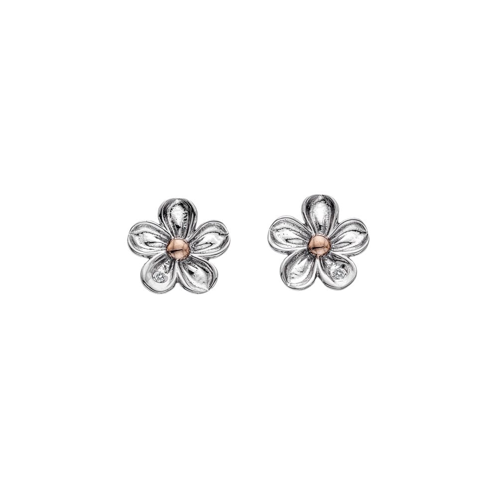 Hot Diamonds Forget Me Not Stud Earrings