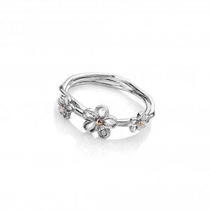 Hot Diamond Forget Me Not Floral Ring