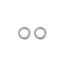 Load image into Gallery viewer, Hot Diamond Striking Circle Earrings
