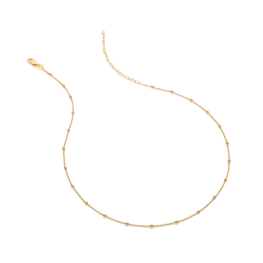 Hot Diamond Gold Edit Embrace Beaded Short Chain