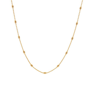 Hot Diamonds Gold Edit Embrace Oval Cable Chain