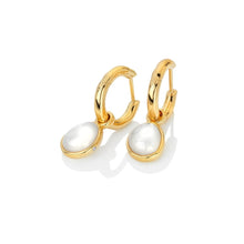 Load image into Gallery viewer, Hot Diamonds Gold Edit Calm Mother Of Pearl Drop Earrings
