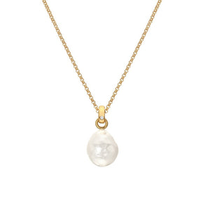 Hot Diamonds Gold Edit Calm Pearl Pendant