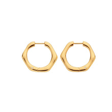 Load image into Gallery viewer, Hot Diamonds x Jac Jossa Fluid Gold Plated earrings
