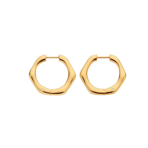 Hot Diamonds x Jac Jossa Fluid Gold Plated earrings