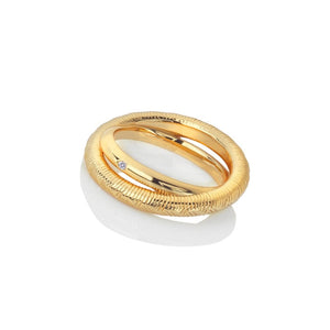 Hot Diamonds Gold Edit Spirit Duo Ring