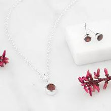 Load image into Gallery viewer, Lily Charmed January Birthstone Necklace - Garnet
