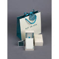 Kit Heath Desire Precious White Topaz Mini Heart Stud Earrings