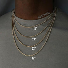 Load image into Gallery viewer, 9ct Gold Metric Curb Chain
