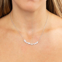 Load image into Gallery viewer, Diamonfire Cubic Zirconia Baguette Cut Curved Bar Necklet
