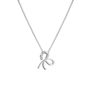 Hot Diamonds Ribbon Bow Pendant