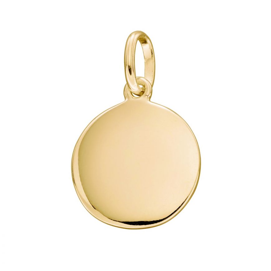 Gold plated Disc Necklace