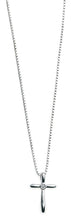 Load image into Gallery viewer, D for Diamond Cross Necklace
