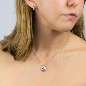 Fiorelli Cubic Zirconia Polished Disc Pendant