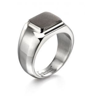 Mens Steel Signet Ring