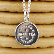 Load image into Gallery viewer, Lily Charmed Rich Tea Biscuit Necklace
