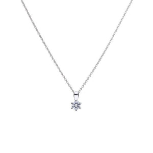 Diamonfire 0.75ct Solitaire Cubic Zirconia Claw Set Pendant