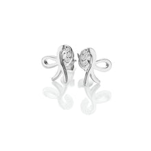 Load image into Gallery viewer, Hot Diamonds Ribbon Bow Earrings
